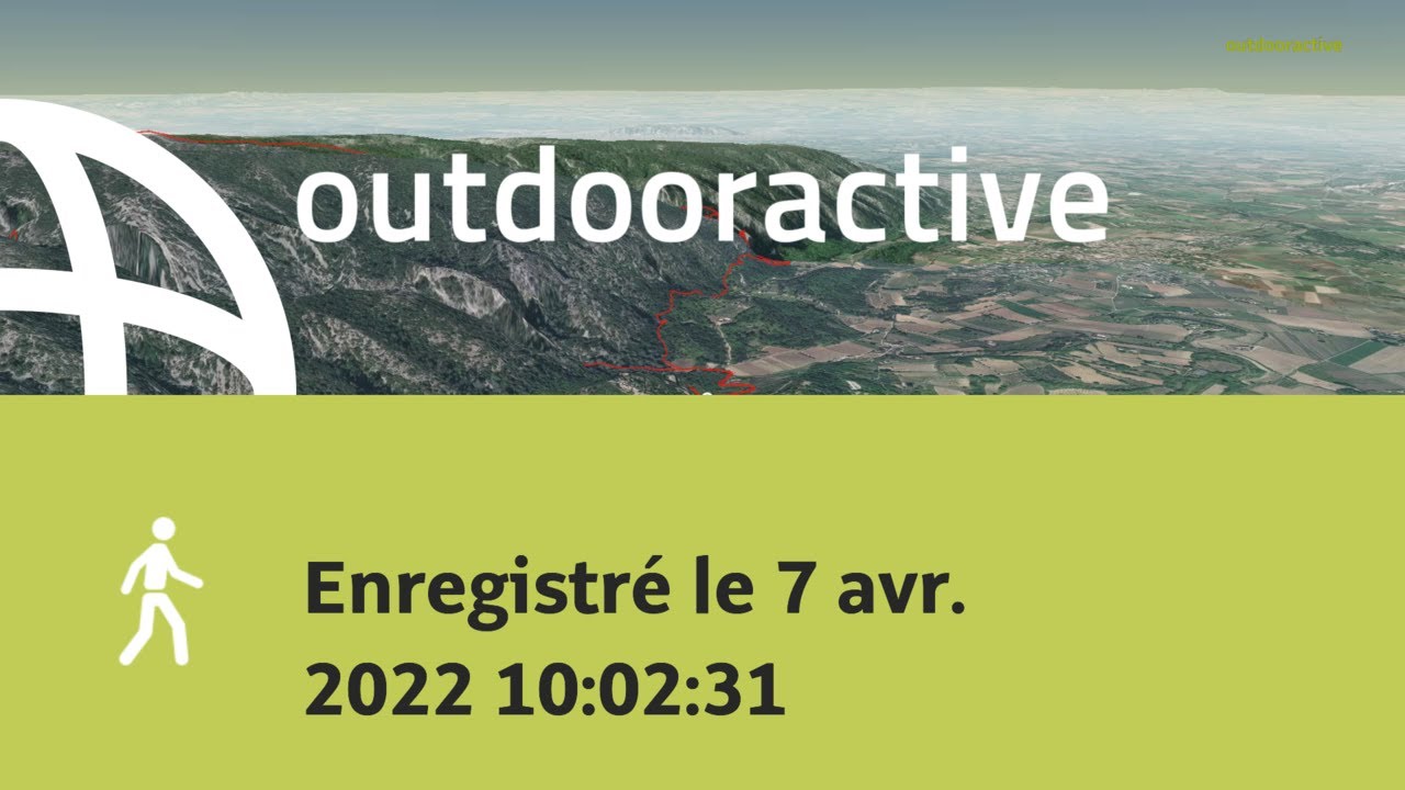 Enregistr&eacute; le 7 avr. 2022 10:02:31
