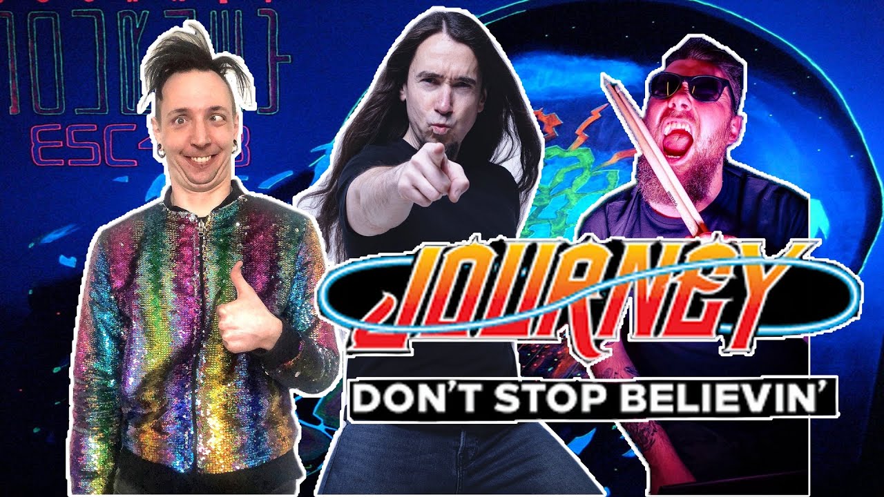 JOURNEY - Don't Stop Believin' Cover feat. Gared Dirge (Lord Of The Lost)