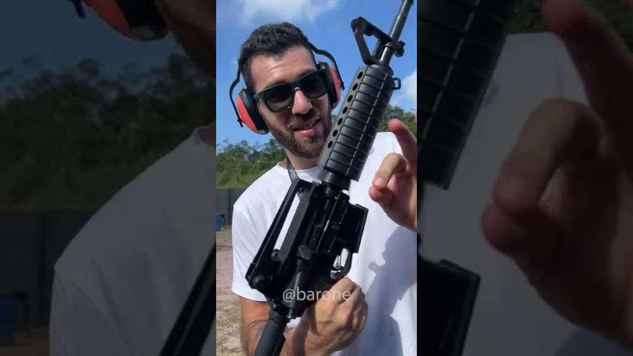 Esse &eacute; o Fuzil T4, o primeiro permitido no Brasil 🇧🇷