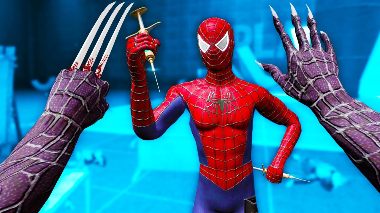 My Spiderman Friend gave me Venom Wolverine Powers (Boneworks VR Mods)
