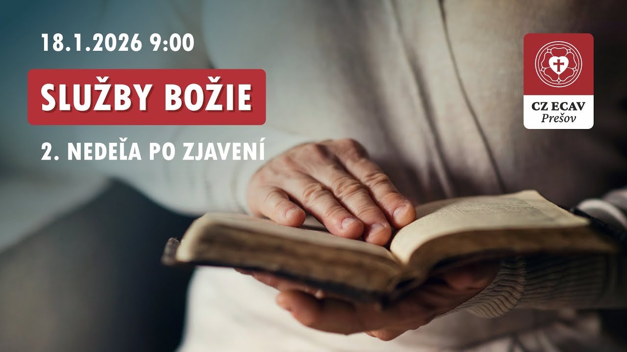 Služby Božie | 2. nedeľa po Zjavení | 18.1.2026 9:00