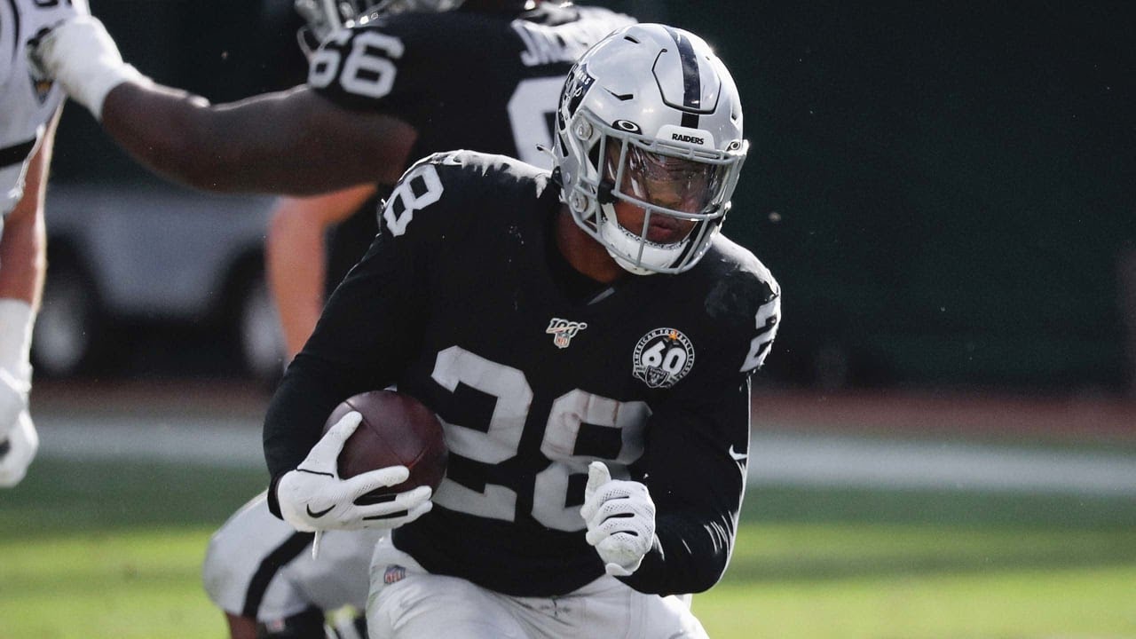 Josh Jacobs vs Broncos: 25 Touches for 136 Total Yards and 2 Touchdowns.