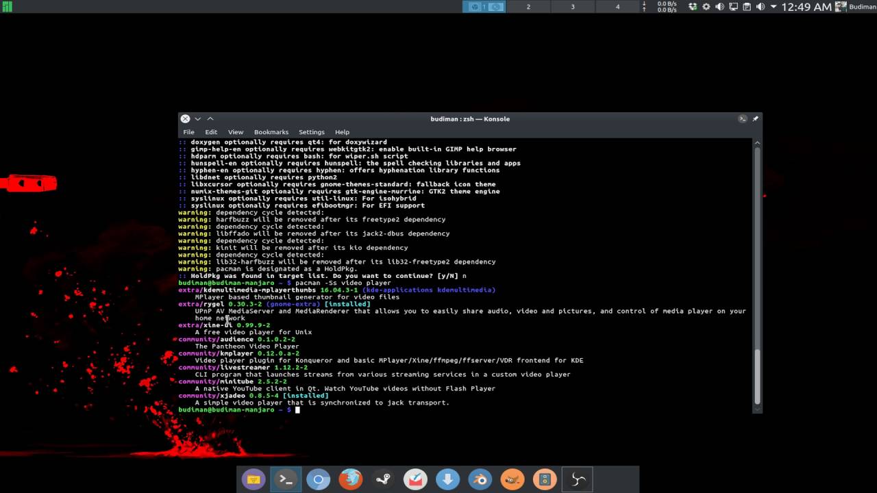 Manjaro Course #1: Basic Pacman Commands