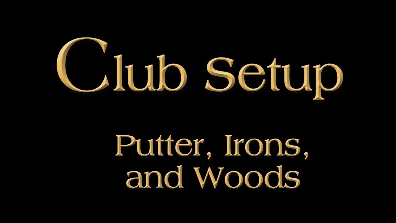 Club Setup--An Explanation