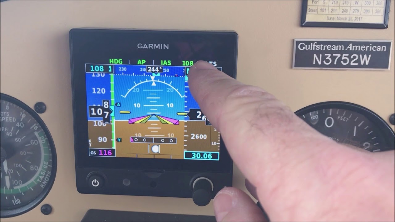 GFC 500 demonstration