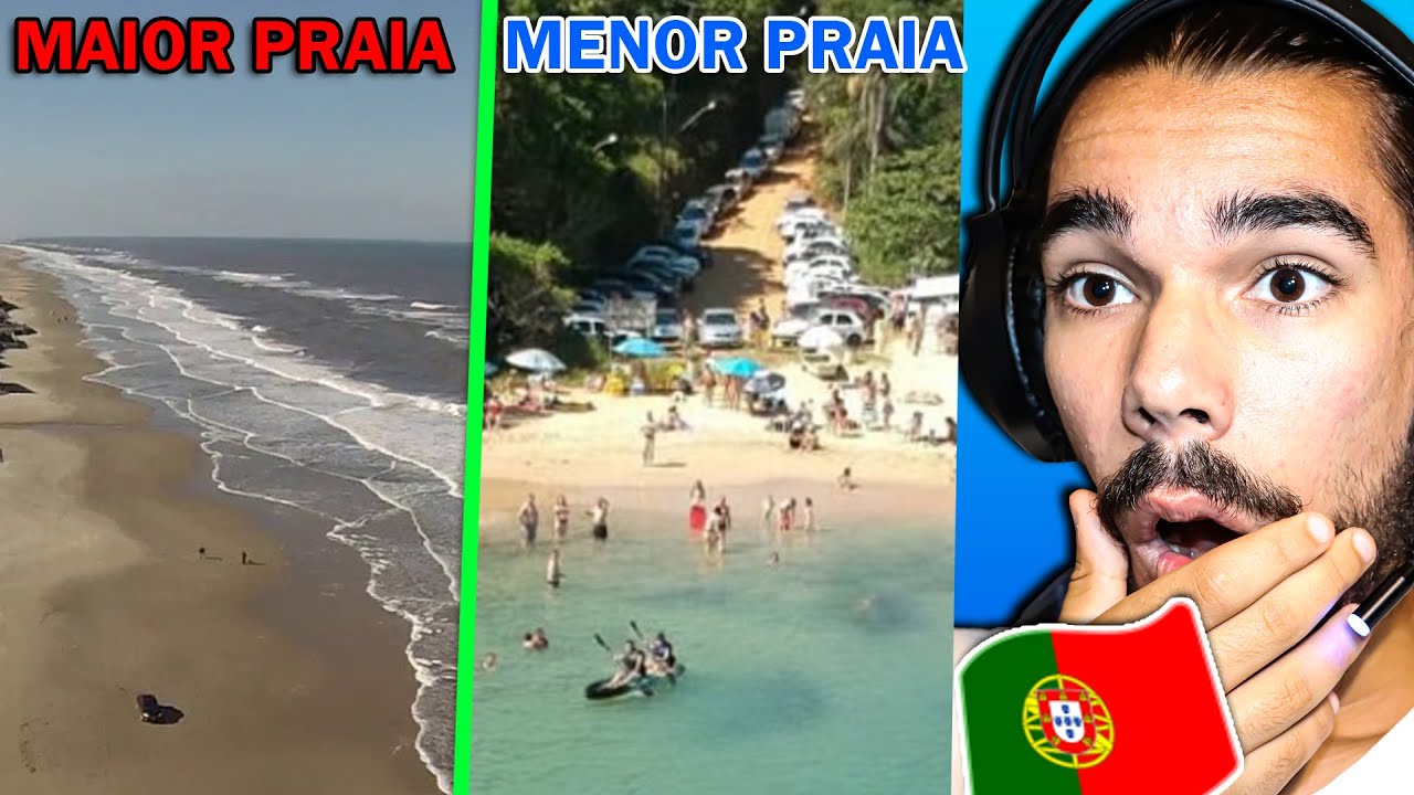 Português reage aos EXTREMOS do Brasil !