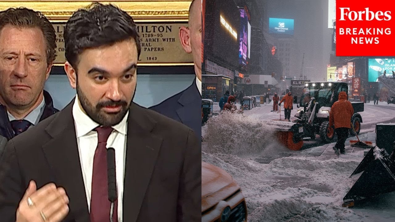 JUST IN: NYC Mayor Mamdani Holds A Press Briefing On Recovery Efforts From Winter Storm Fern