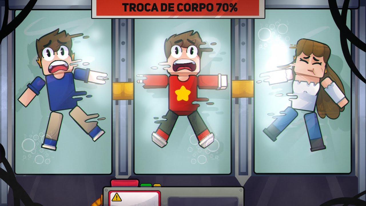 Troquei de CORPO com MEUS AMIGOS no Minecraft!