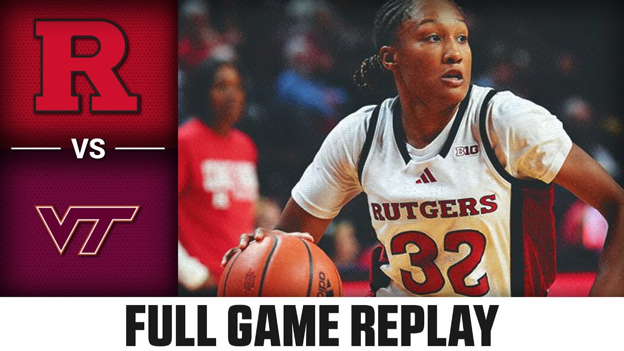 Rutgers vs. Virginia Tech Full Game Replay | 2024-25 ACC Women’s Basketball