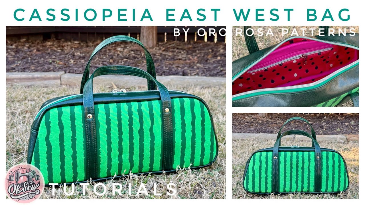 Cassiopeia East West Bag from Oro Rosa Patterns - Official Tutorial