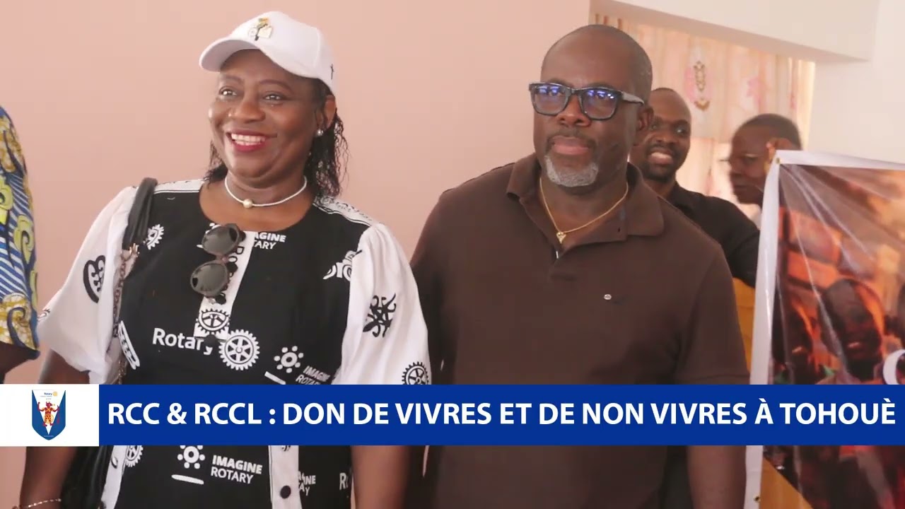 DON DES ROTARY CLUBS A TOHOUE #Rotary#RotaryInternational#UnisPourFaireLeBien