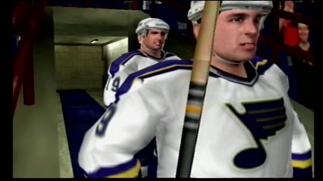 NHL 2001 (Playstation 2) Stars vs Blues