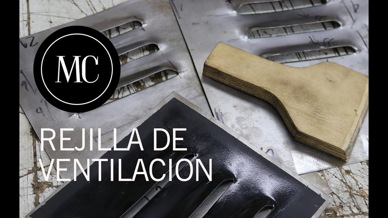 Como hacer rejillas de ventilación a mano.