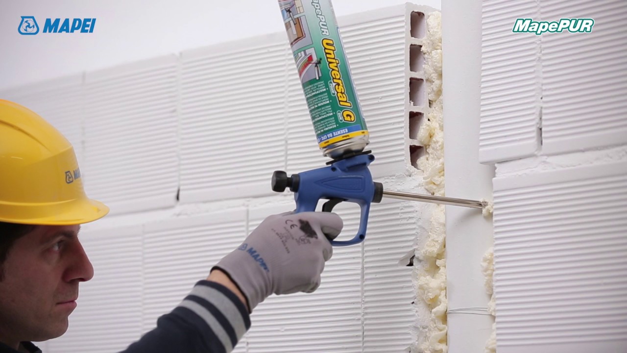 Mapei | Mousse de polyuréthane MapePUR – FR