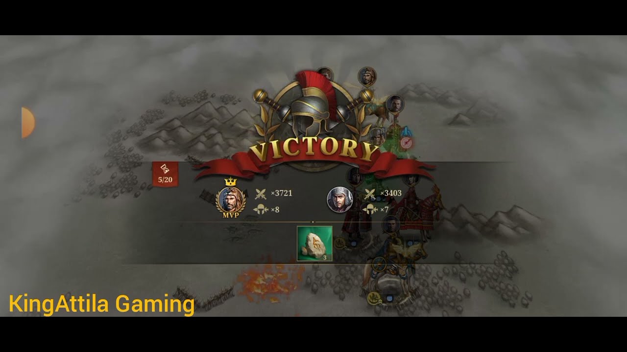 Great Conqueror Rome : My line-up in Arena mode