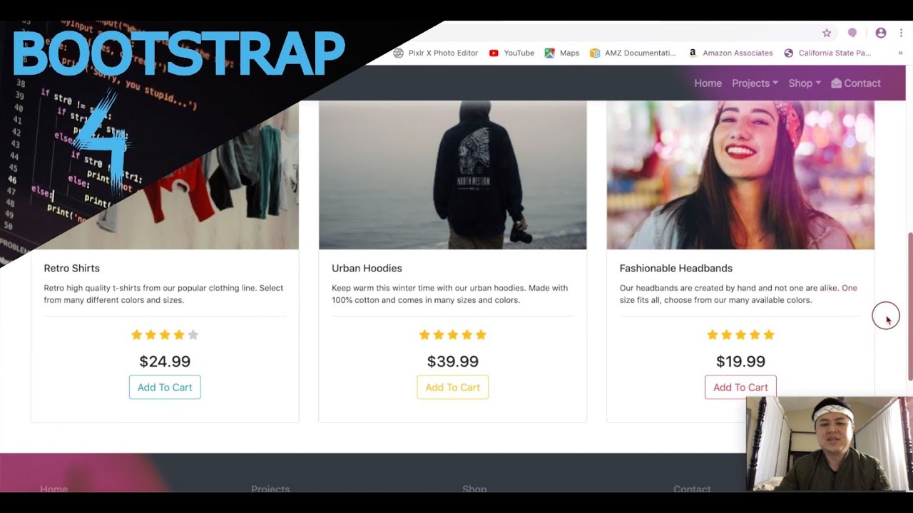 Creating a Bootstrap Website Frontend from Scratch