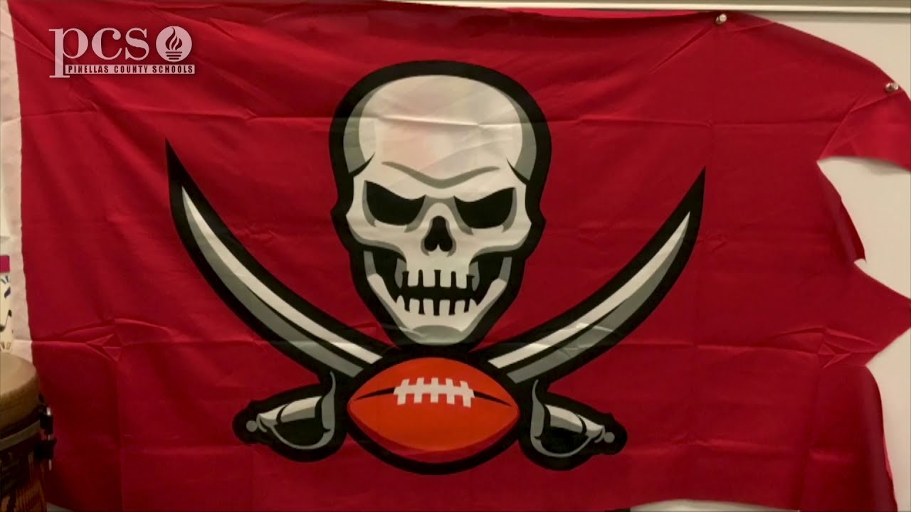 Jamerson Elementary music students salute the Tampa Bay Buccaneers-Fire The Cannons