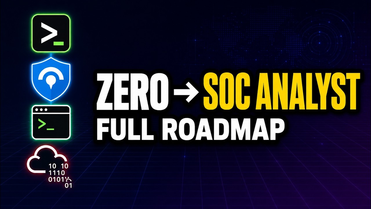 С нуля до SOC-аналитика: полный дорожный план (2026)