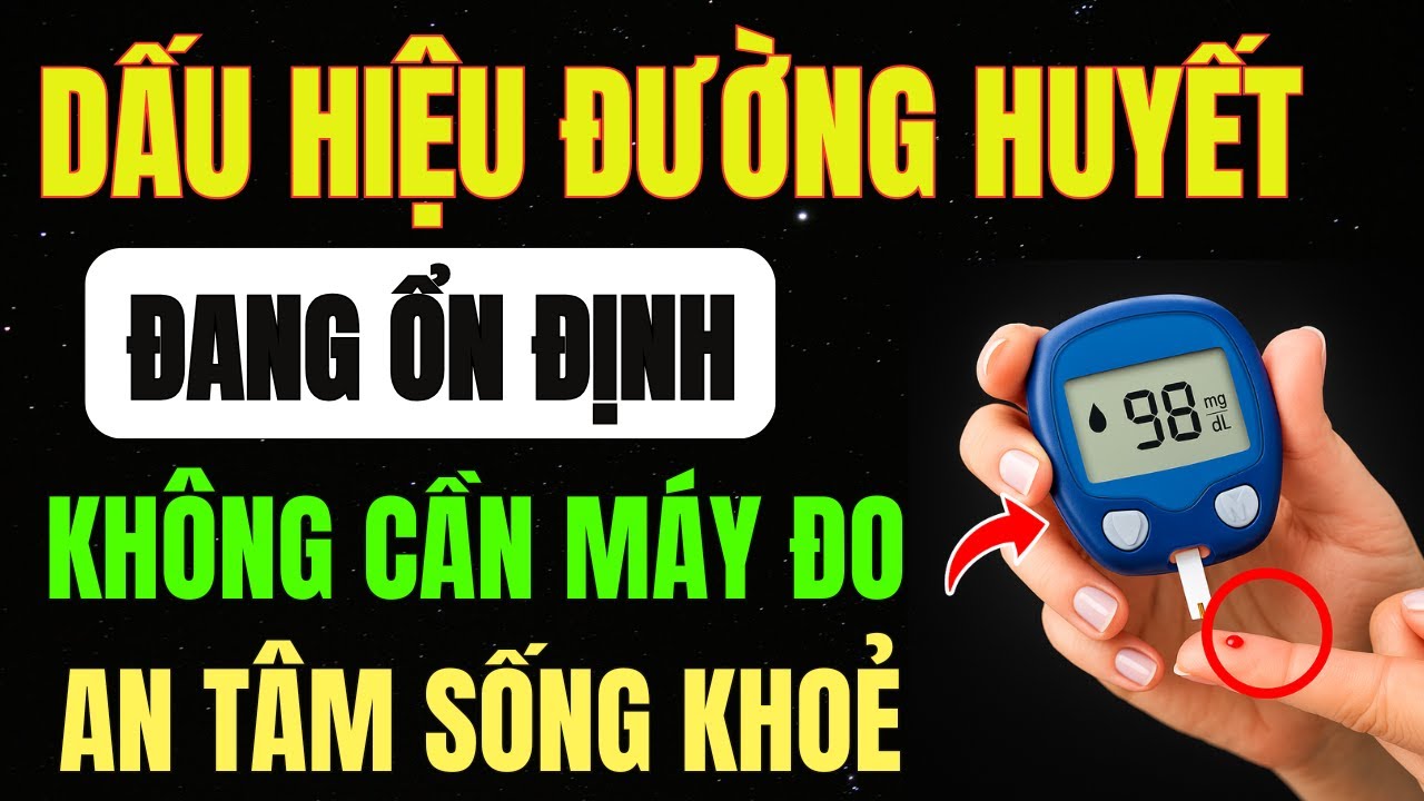 6 Dấu Hiệu Đường Huyết Đang Ổn Định, Không Cần Máy Đo Vẫn Nhận Biết Ngay Tại Nhà