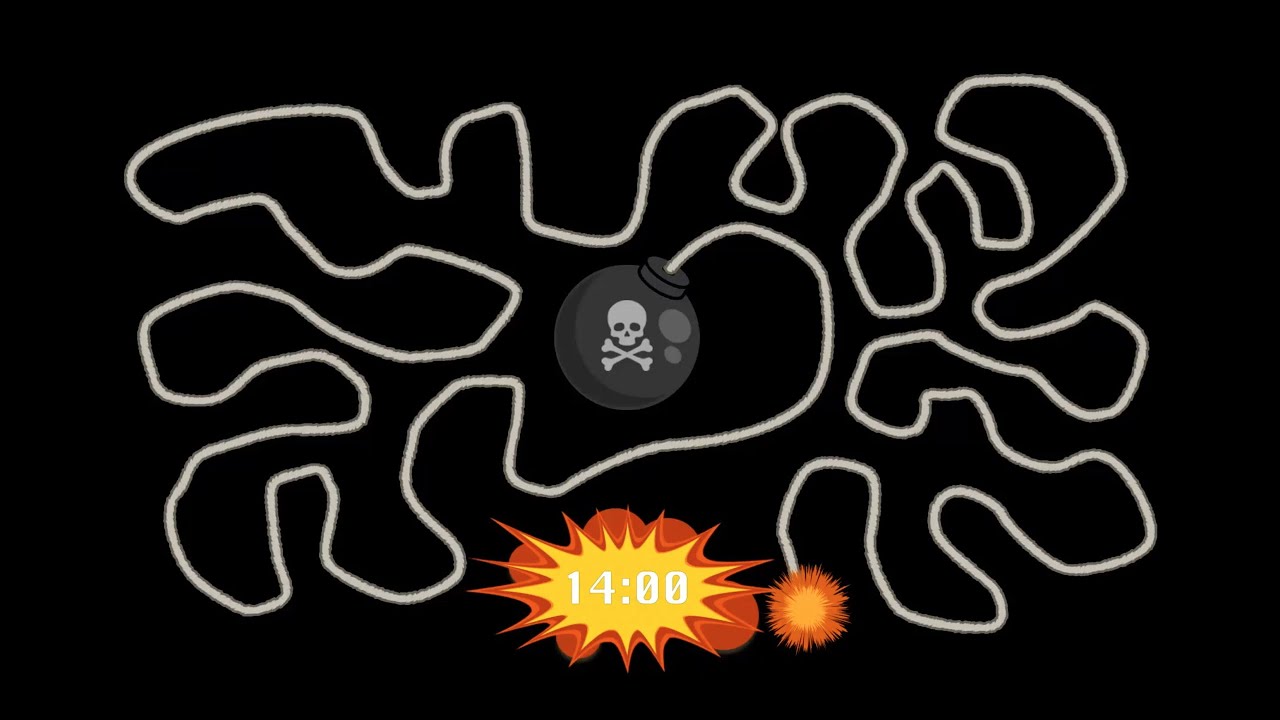 14 Minute BOMB Timer 💣  With A Giant Explosion 💥