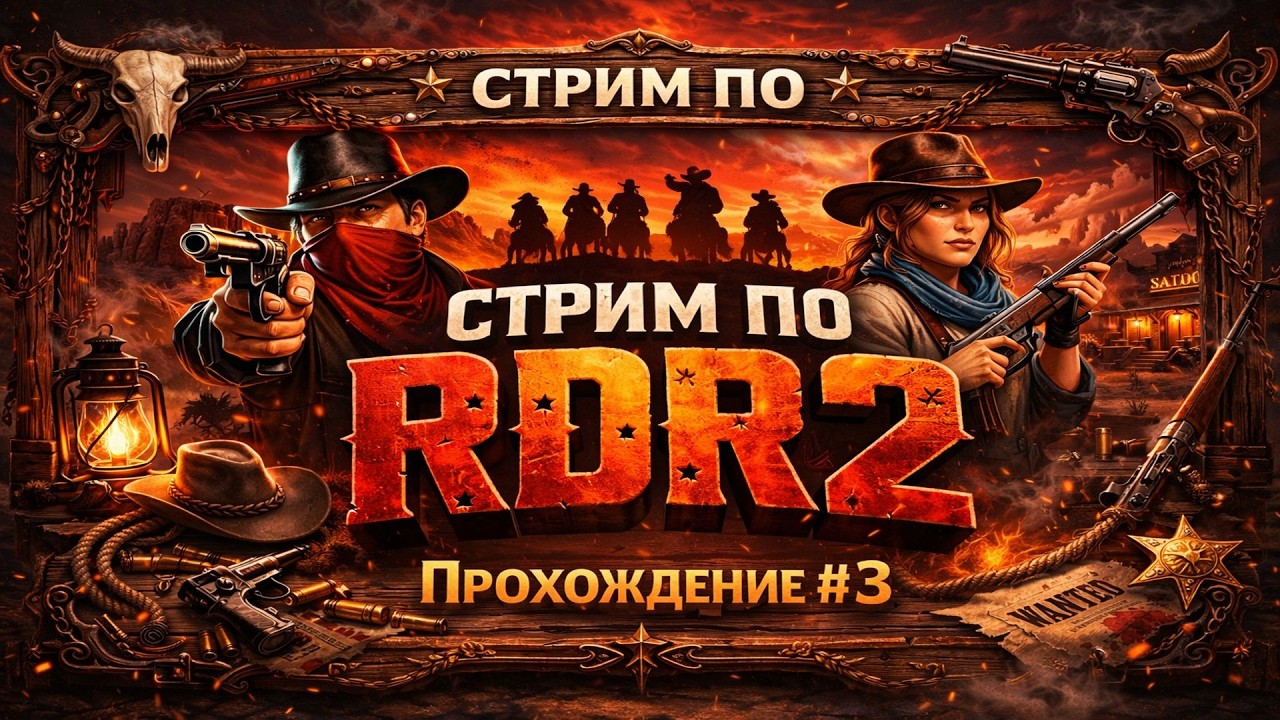 Red Dead Redemption 2 | Прохождение #3 | Трогаем контент в Валентайне