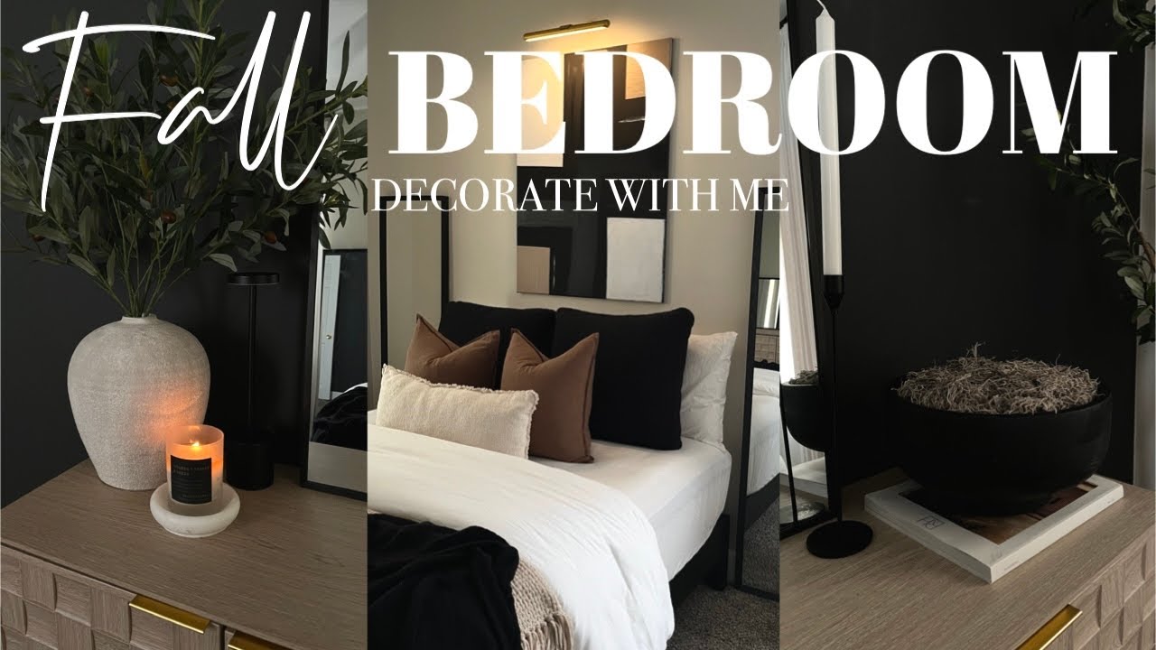 FALL HOME DECORATING | MODERN LUXE BEDROOM DECOR | NEW FURNITURE | FALL HOMEGOODS FINDS | DECOR HAUL