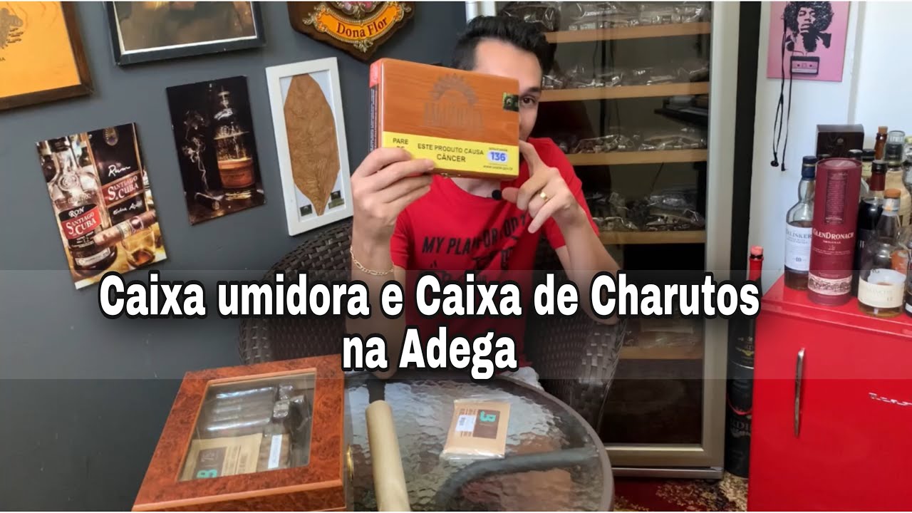 Caixa Umidora e Caixa de Charutos na Adega | Armazenamento de Charutos