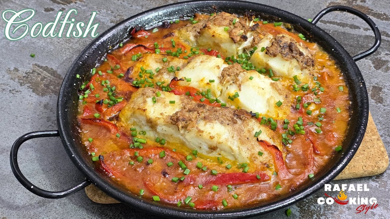 Delicious CODFISH in tomato sauce