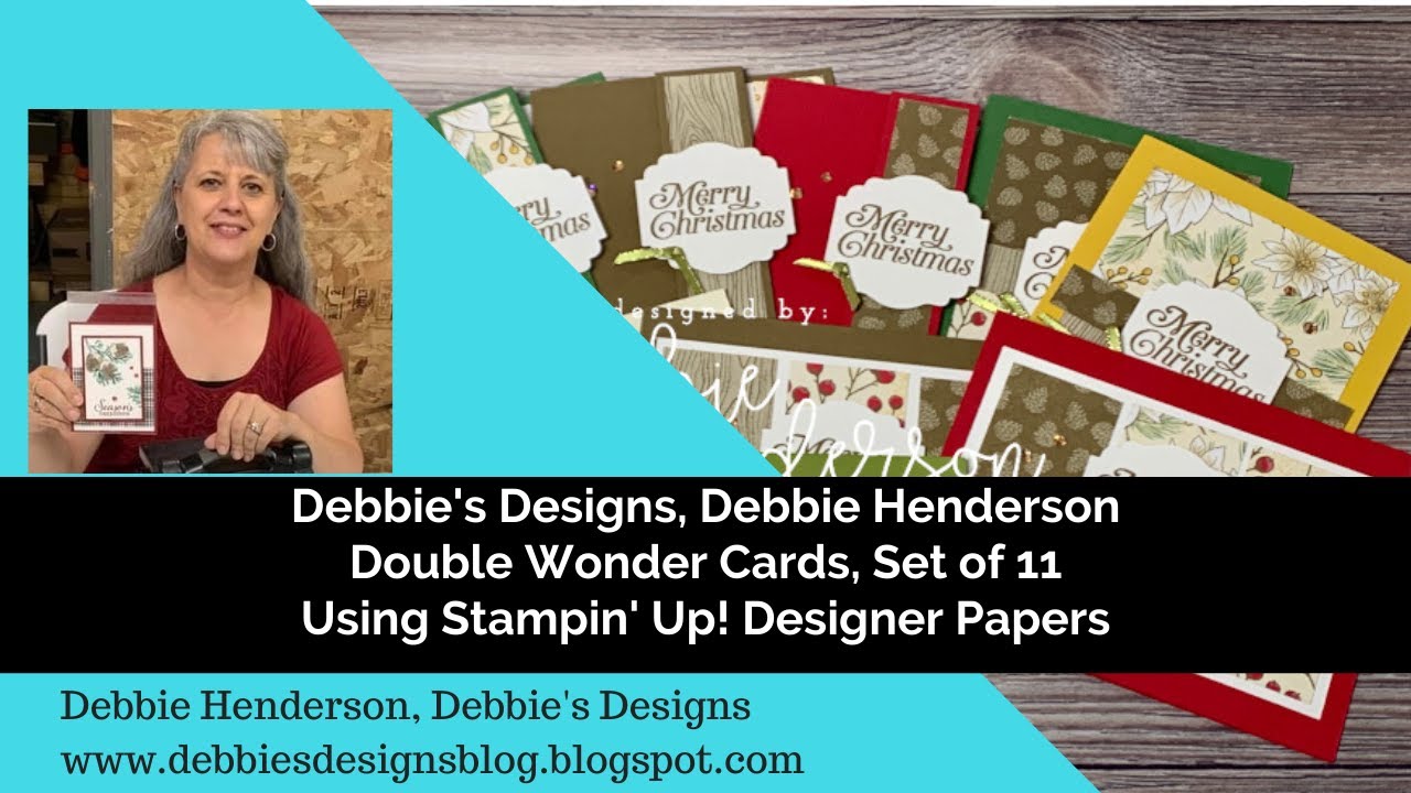 Afternoon Tea Time and a Card Double Wonder Cards using Stampin' Up! Designer Papers