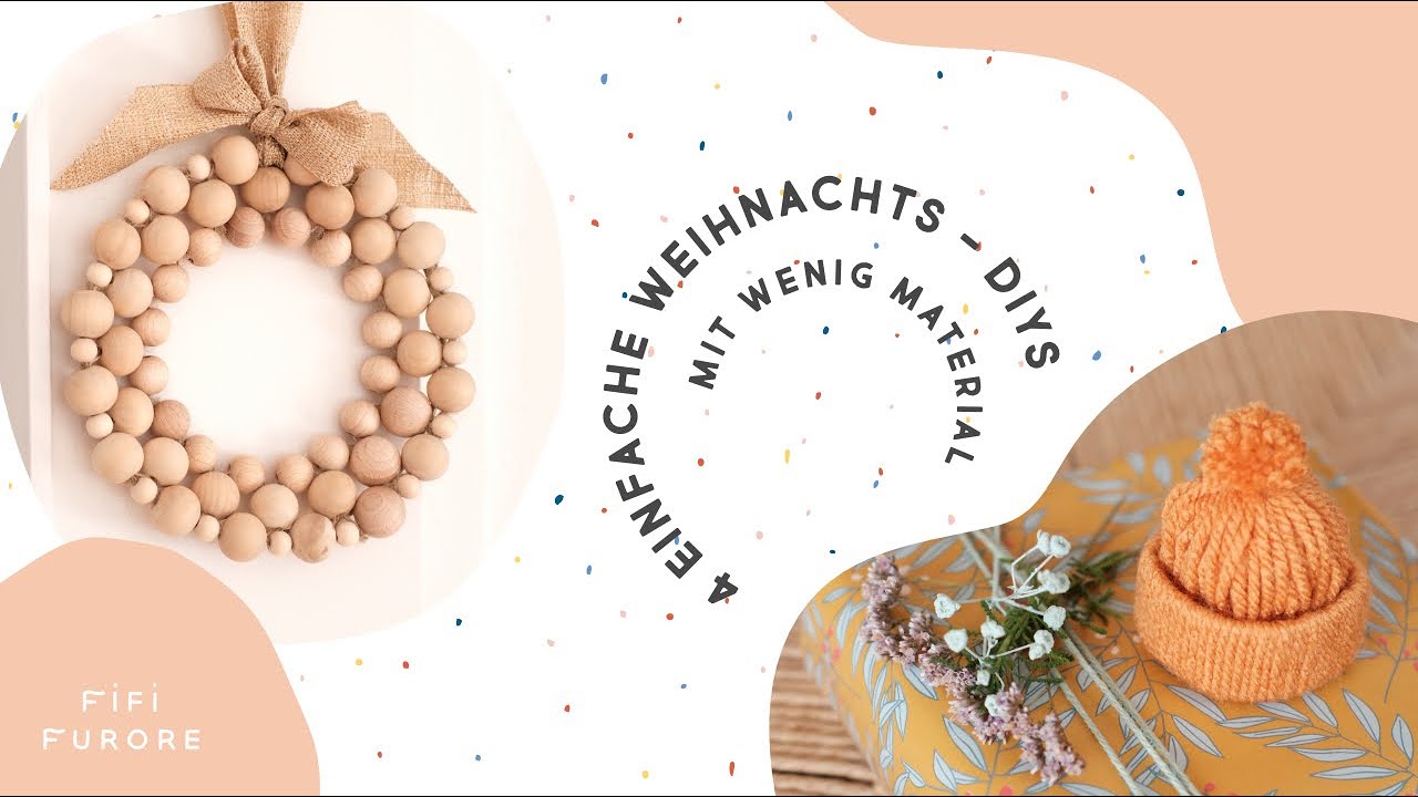 Vier einfache und schnelle Weihnachts-DIYs | Basteln im Advent | Interieur-Deko f&uuml;r Zuhause