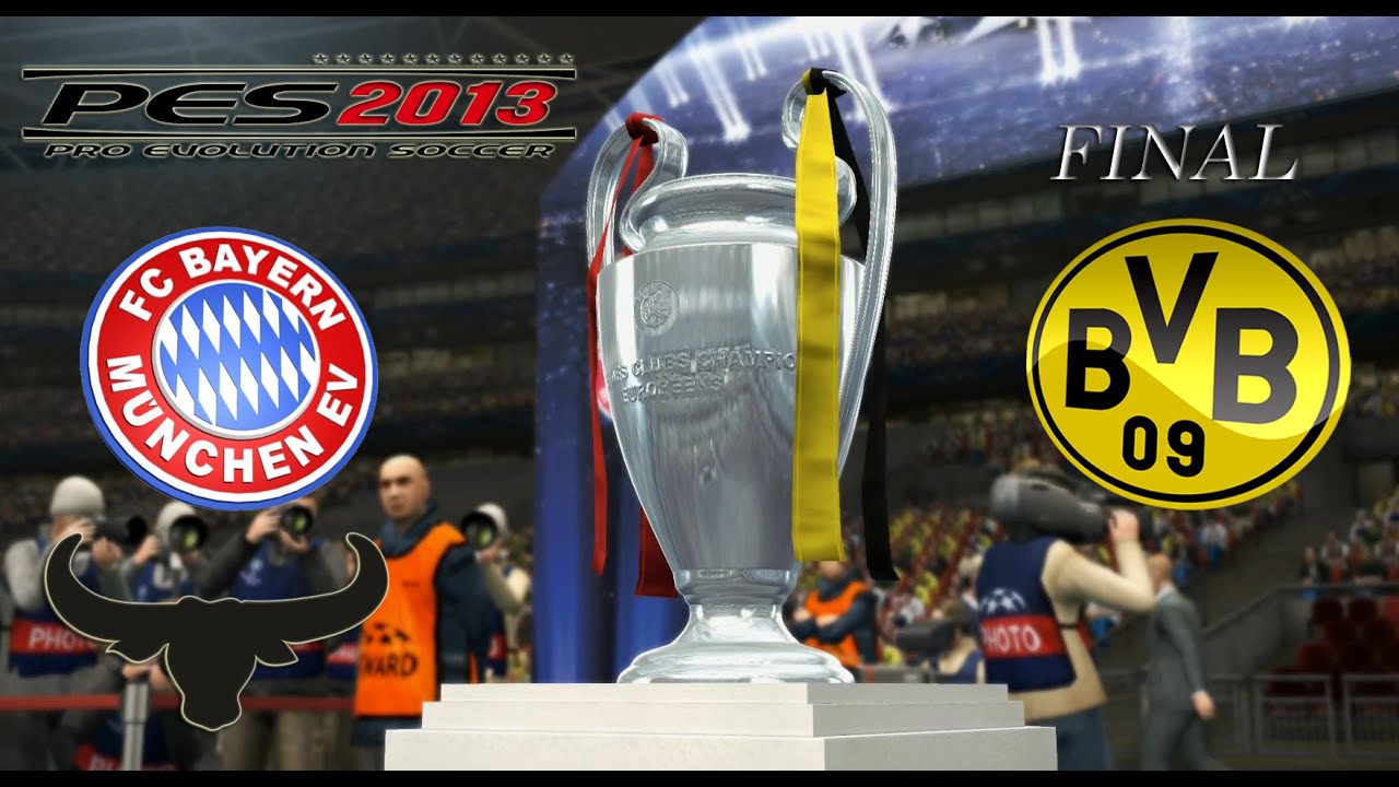 PES 2013 UEFA Champions League - Bayern Munich vs Borussia Dortmund - FINAL