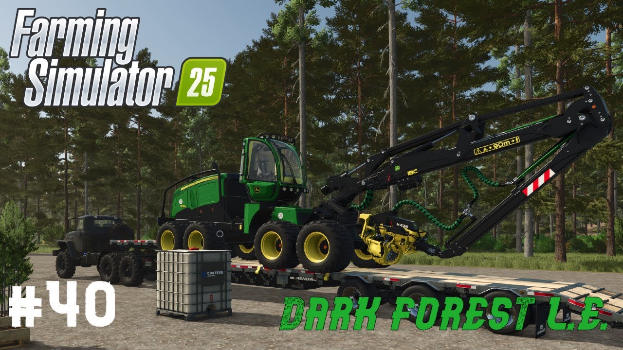 Actualizando la Tala de Árboles, Vendiendo Pellets de Madera / Dark Forest L.E. #40 / FS25 Timelapse