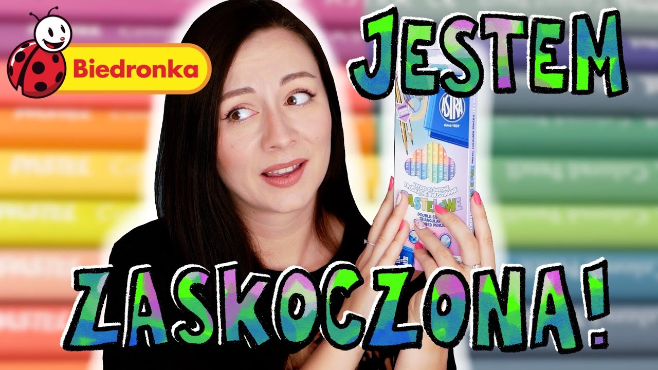 KREDKI PASTELOWE z Biedronki!