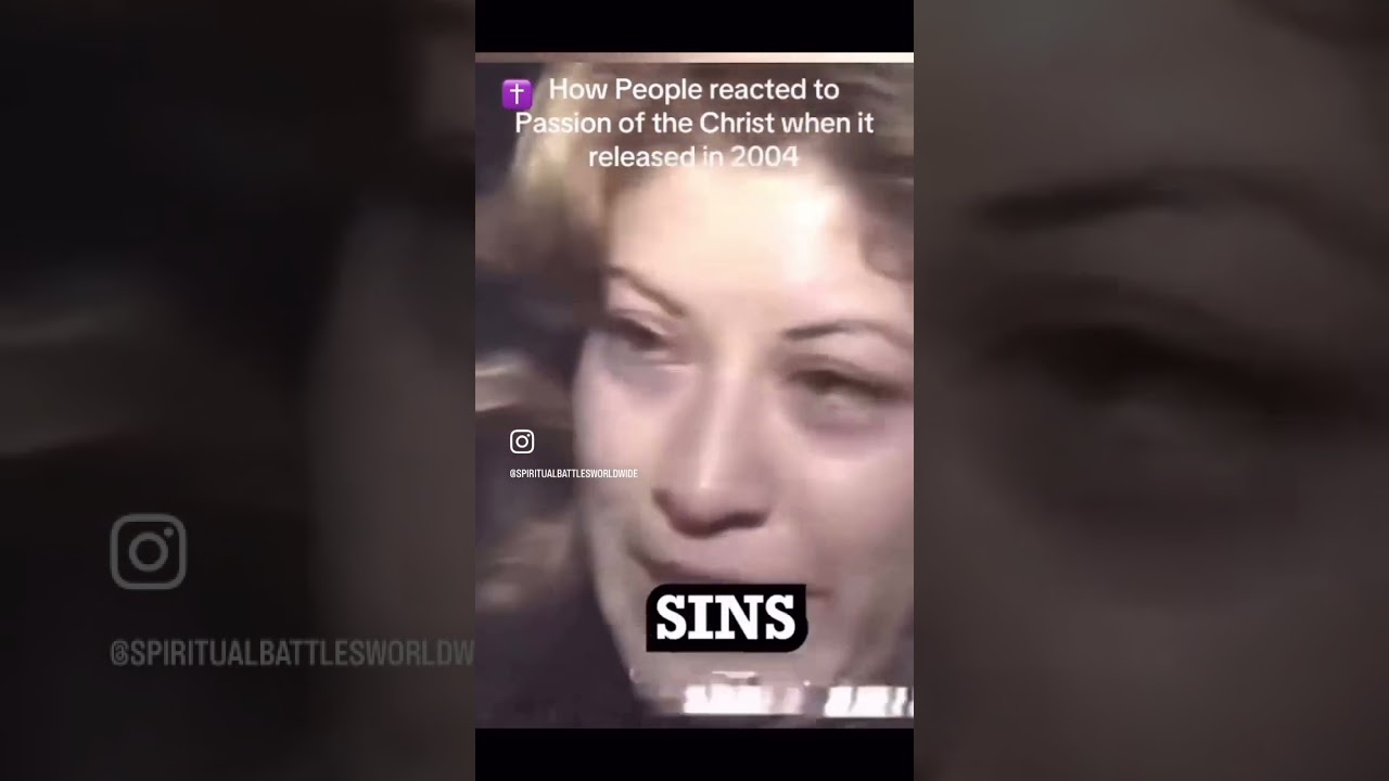 reaction video to passion of the Christ #christ