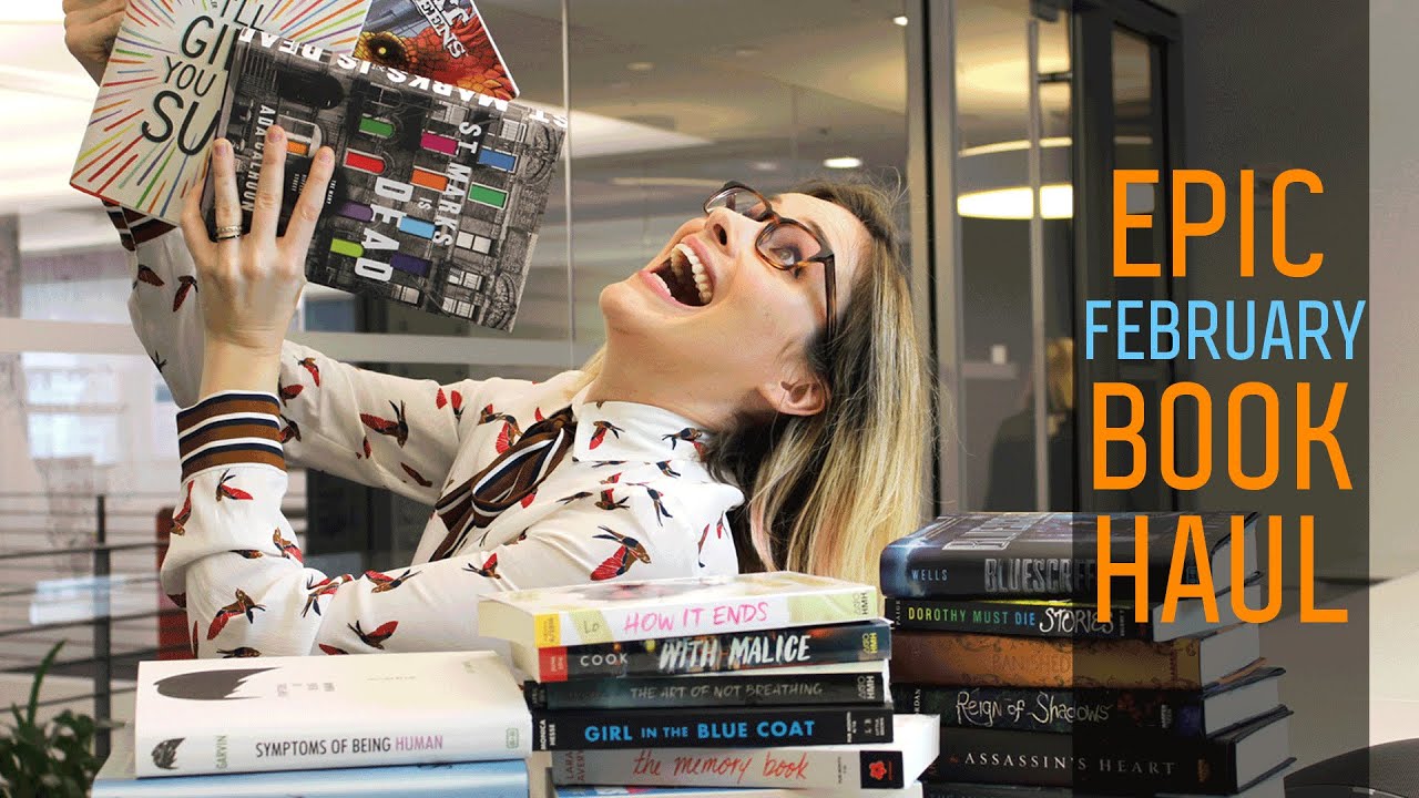February 2016 Epic Book Haul | Reign Of Shadows, Glass Sword, & More! | Epic Reads