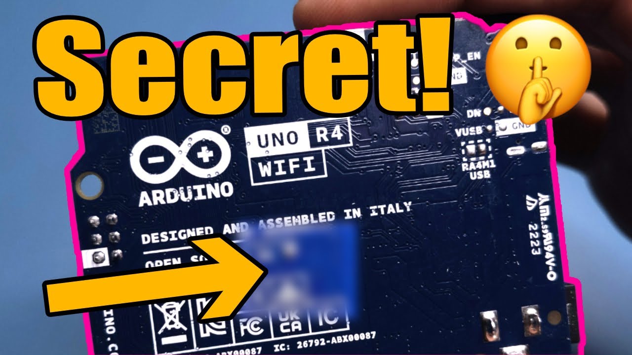 Arduino R4 hidden easter egg!
