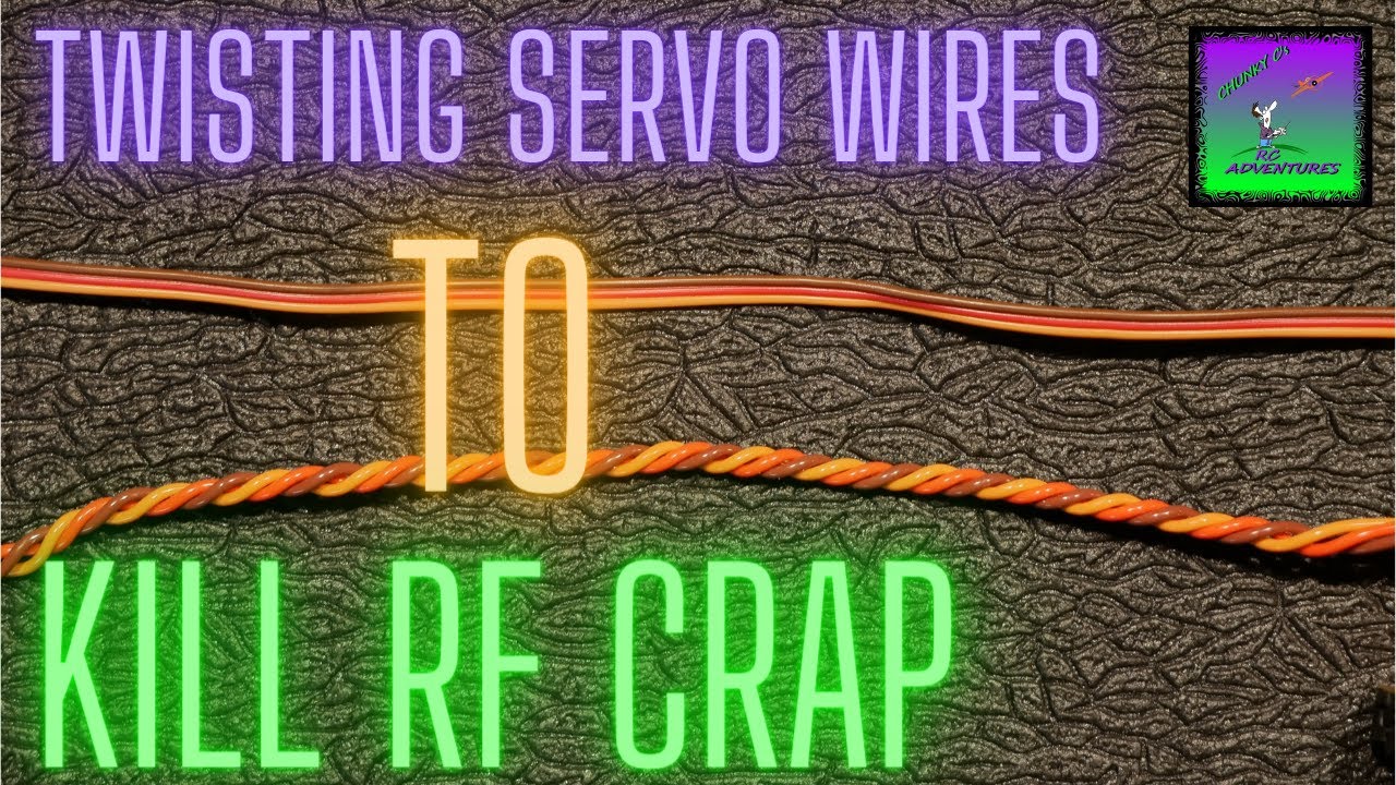 How To Twist Servo & Aircraft Wires To Minimize RF Interference