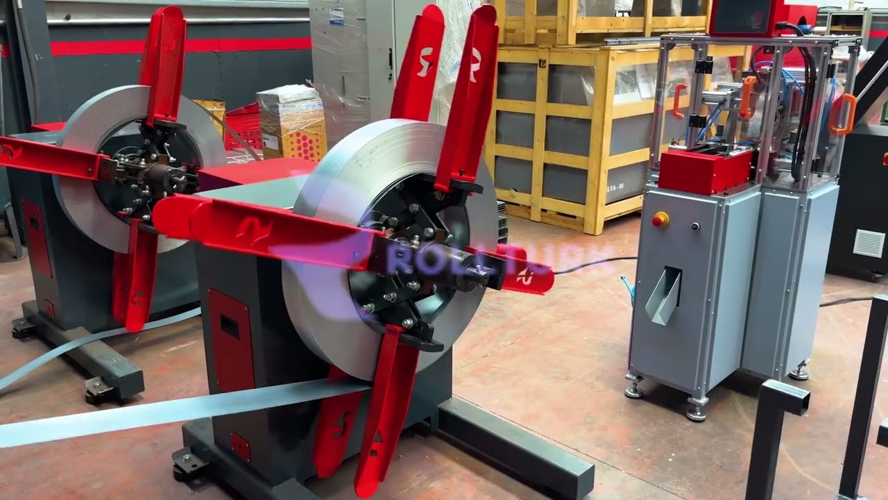 havalandırma flanş rollforming &uuml;retim hattı
