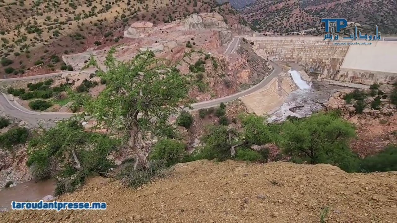 تارودانت: لحظة فاش نفسو باراج تمالوكت هاد الصباح عن طريق طلقة مائية خفيفة