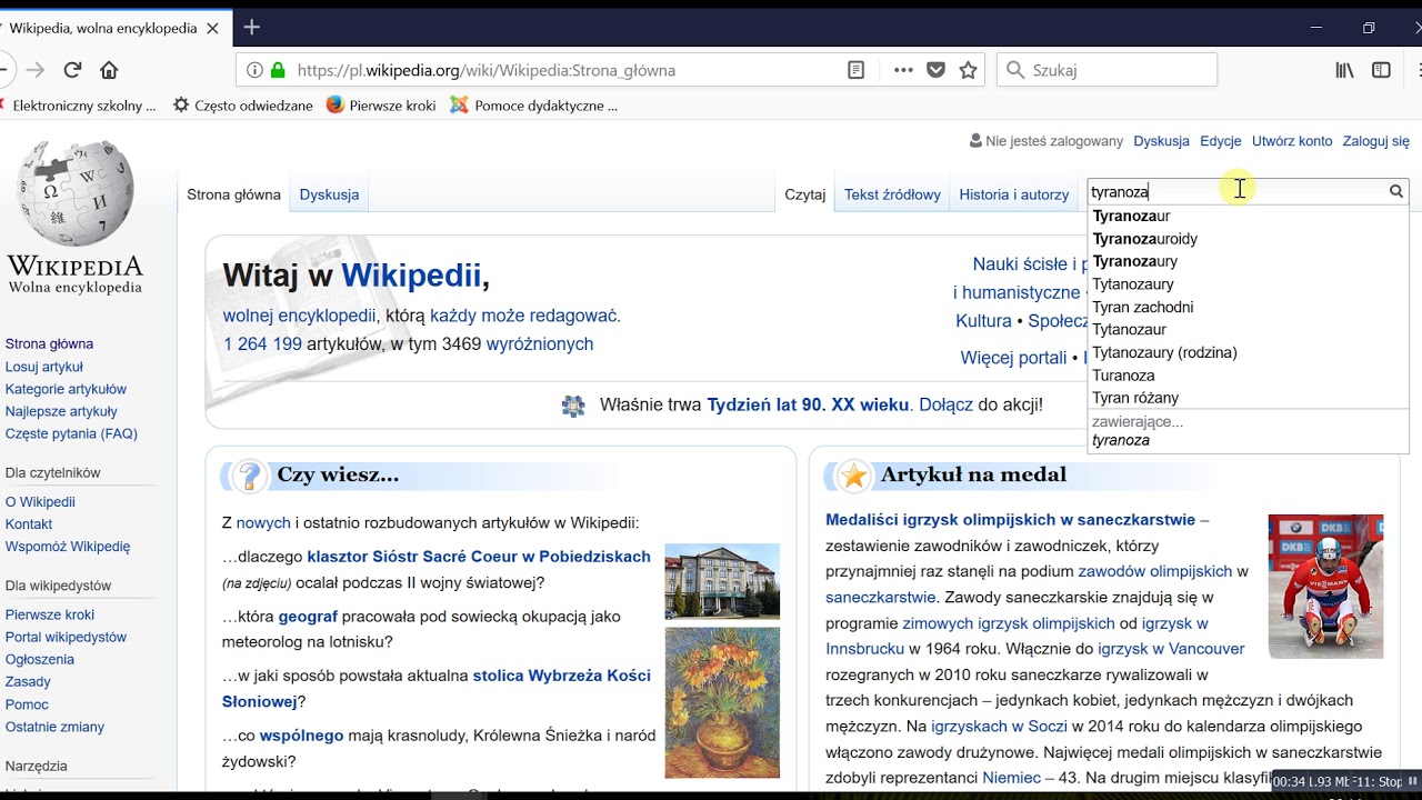 Internet cw3 Wyszukujemy hasło w encyklopedii