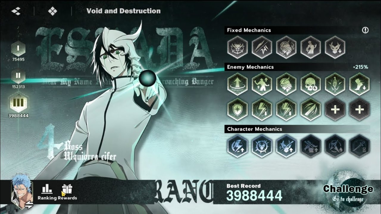Void and Destruction Challenge Replay (Ulquiorra Cifer)