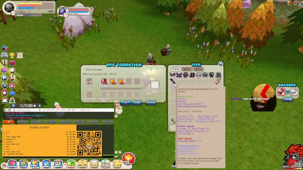 Sekilas Seal Online: Tutorial Mudah XGin Jikael of Chaotic Blunderbuss Gunner