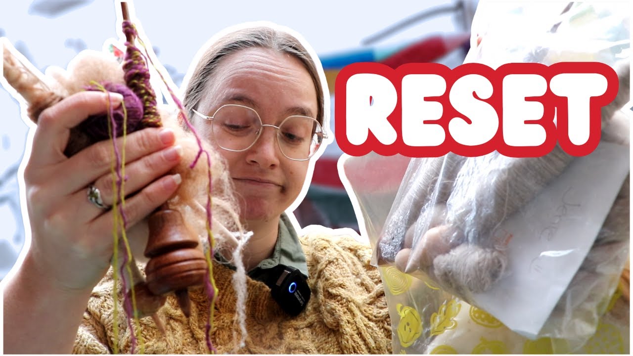 Spindle Reset: Finishing ALL of my Abandoned Spinning Projects