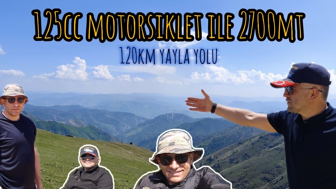 125cc motorsiklet ile 2700mt zirvelerden 120km macera dolu inanılmaz manzaralar