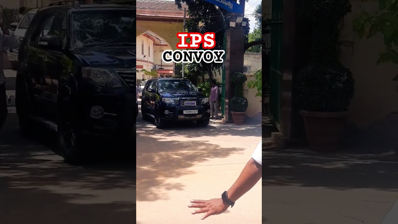IPS Officers High Security Convoy #ias #ips #upsc #motivation #success #shorts