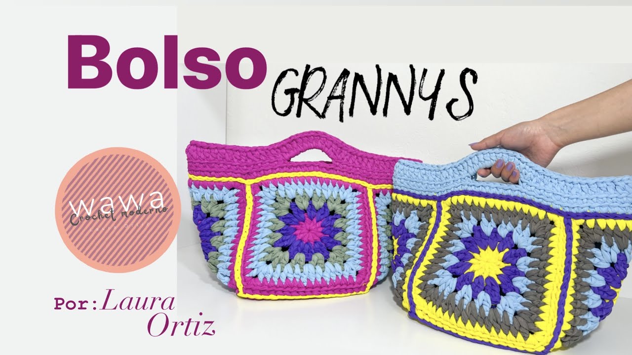 Bolso Granny - Tutorial en Trapillo - paso a paso