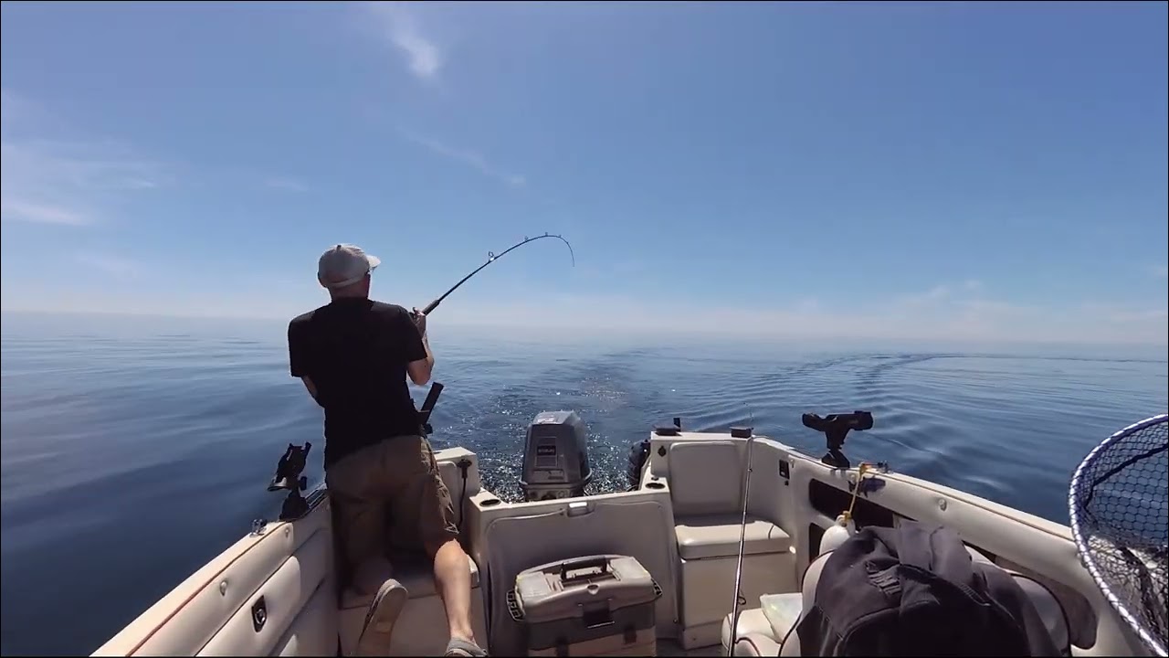 Lake Ontario North Shore Salmon fishing (June 14, 2022)