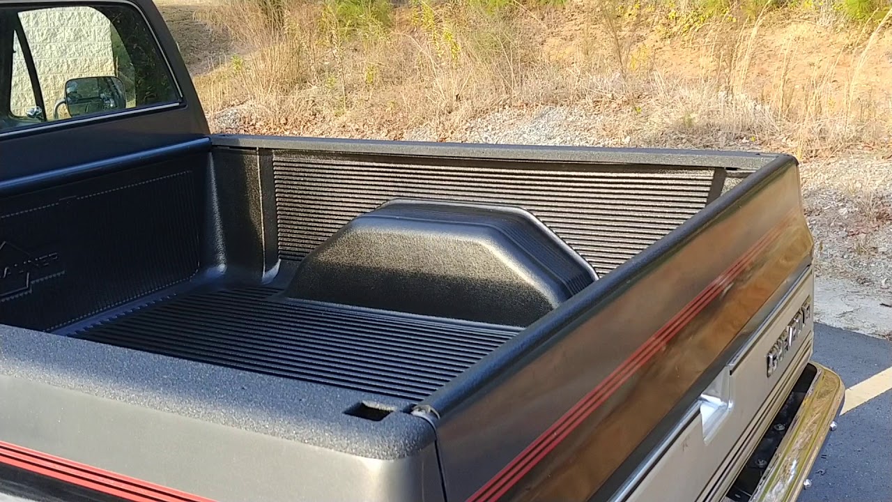 SOLD - 1986 Chevy C10 Black & Grey