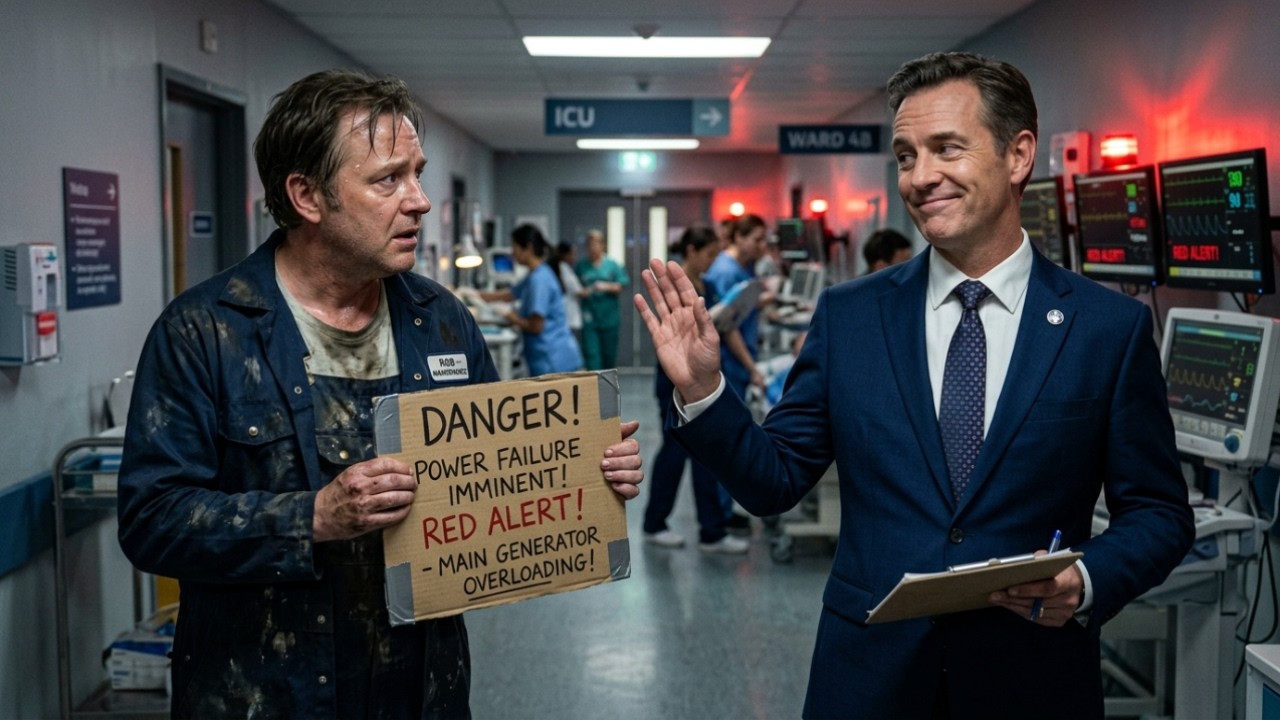 Elite doctors mocked the poor janitor's warning until the entire hospital...