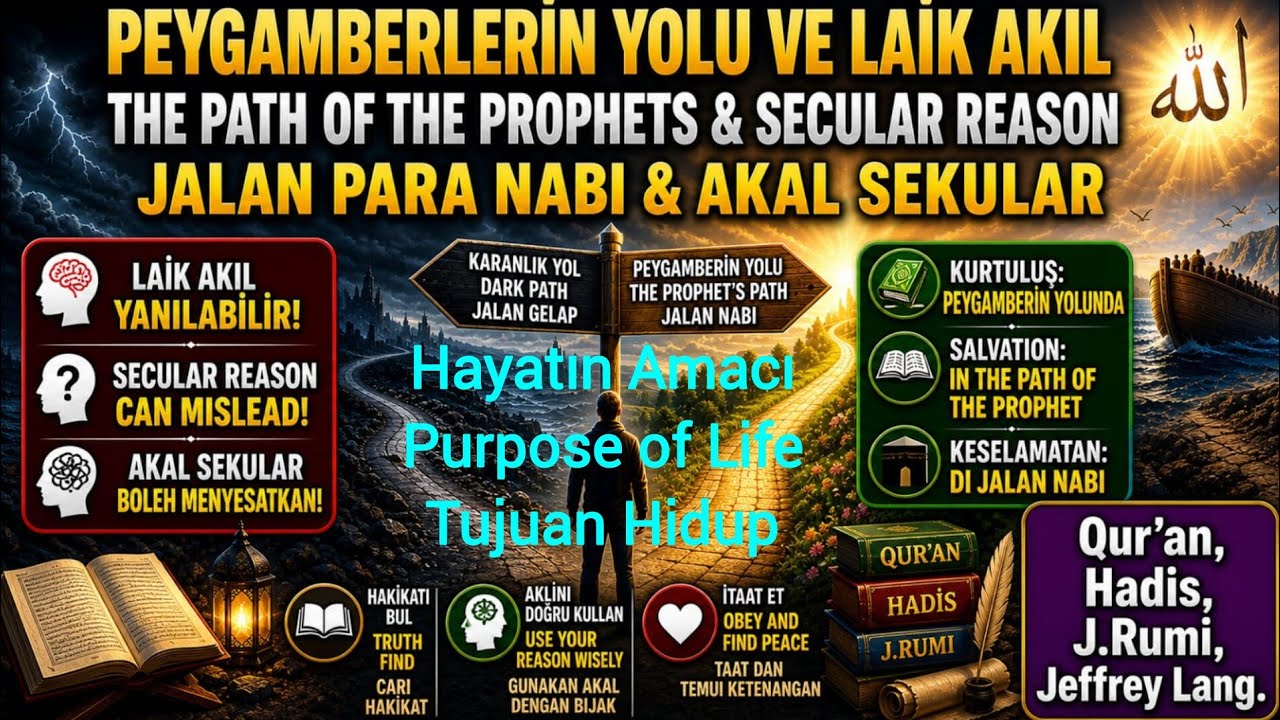 18-Hayatın amacı. Din & Laiklik. The Purpose of Life. Tujuan kehidupan. Sekularisme. Jeffrey Lang.